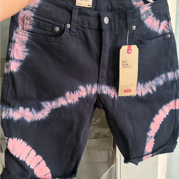 Levi's Pants - Levi's 511 Slim Shorts - Navy